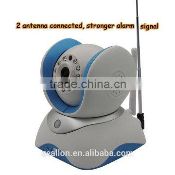 Wireless IP Camera Network Security Wifi ip Camera, Plug/Play, Pan/Tilt With Two-Way Audio and Night Vision