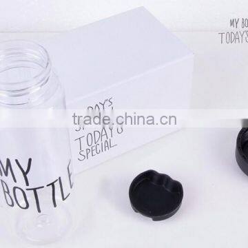 New Design Hot Selling BPA Free Fruit Infuser My Bottle 500ml Sports Plastic Water Bottle photo-3