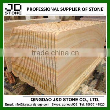 yellow sandstone slab/ cheap teak wood sandstone slabs for sale