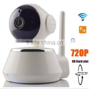 1.0 Megapixel CMOS sensor 1/4 inch Two way audio wireless outdoor dome ptz ip camera