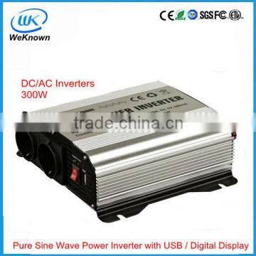 300W Pure Sine Wave Power Inverter with USB / Digital Display