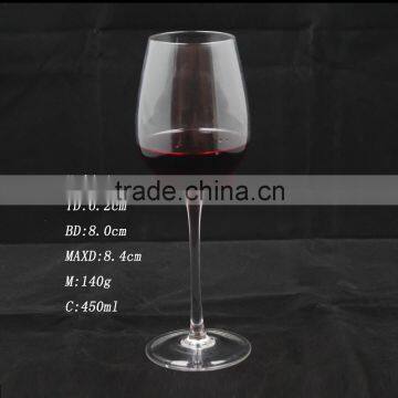 2016 wholesale wine glass handmade crystal wine glass with high quality