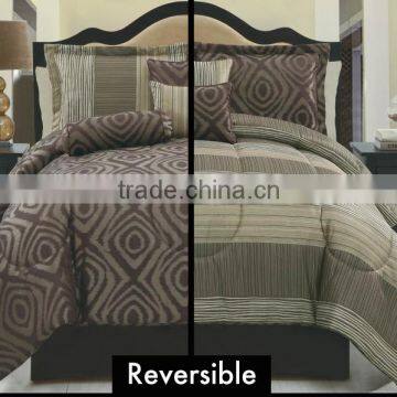 7PCS REVERSIBLE JACQUARD COMFORTER SET WITH NEW DESIGN MADE IN CHINA
