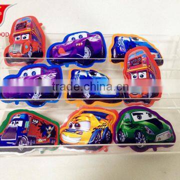 12g funny car shape milk chocolate with biscuit