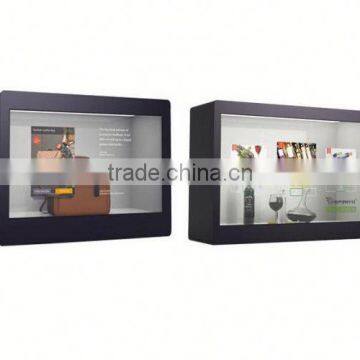 55 inch transparent lcd display connect to computer and TV