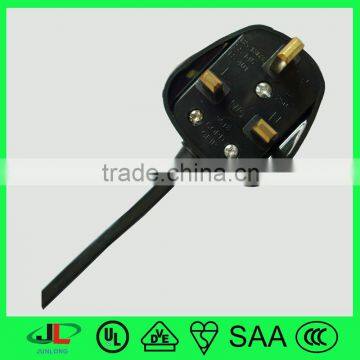 Europe VDE certification BS standard assemble and install of British 3 pins plug