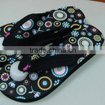 Latest Ladies Fashion Beach Summer Wedge Heel Slippers photo-2