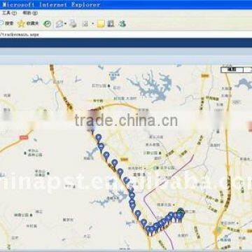 Professional web-based real time GPS tracking software for fleet management for unlimited PST trackers