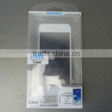 Custom Clear plastic cell phone case retail packaging