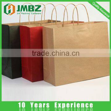 New Design Fashion Brown Paper Bag/paper Shopping Bag/kraft Paper Bag
