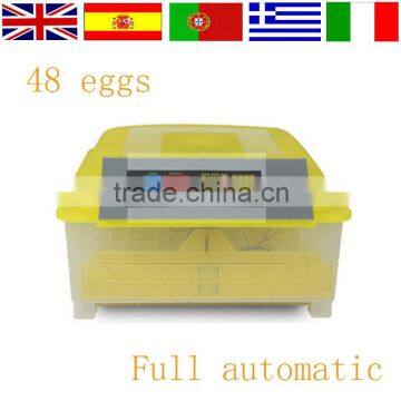 Promotional stock quality janoel 48 eggs incubator
