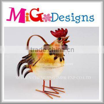 Handmade Crafts Metal Cock Garden Decor Wholesale