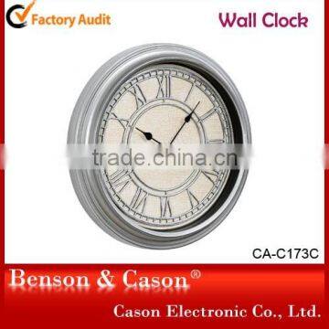 Cason Roman Numerals Wall Art Clock for Home Decoration photo-3