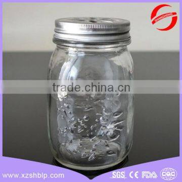 550 ml glass mason jar for fresh food storage