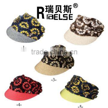 Fashion Girl Wide Brim Hat Sun Visor Hat Cheap Paper Straw Hat photo-6