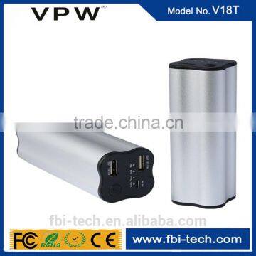 Portable RoHS Aluminium Case 4400mAh 6600mAh 8800mAh Battery Power Bank photo-2