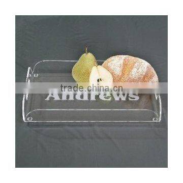 acrylic serving tray for food