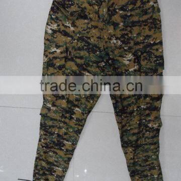 OEM Cotton Polyester Ripstop Jordan Army Green Digital Camouflage Tactical ACU Military Uniform