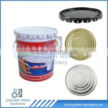 Semi-automatic 10-25L Paint Bucket with lids Making Machines