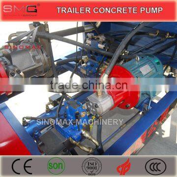 20m3, 25m3, 30m3 40m3 Small Portable Concrete Pump, Mini Mobile Concrete Pump, Trailer Mounted Concrete Pump for Sale photo-3