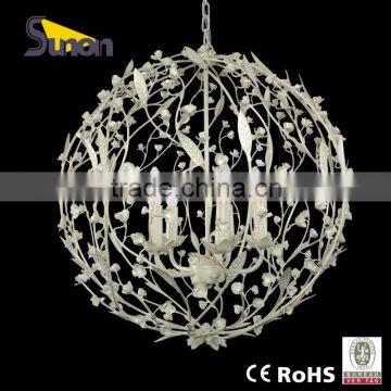 SD1071/5 Vintage Craft Iron Hanging Lighting/Round Ball Crystal Chandelier/European Art Unique Design Hanging Lighting