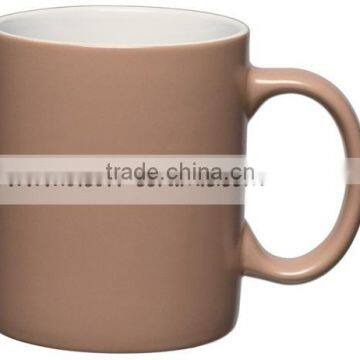 No. 7102 12oz White Color Glazed Stoneware Ceramic Coffee Tea Promotion Sublimation Mug