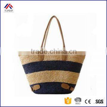 2016 Fashion Nice Straw Handbags New Women Style Straw Summer Beach Tote Big Shoulder Bag Purse Handbag Straw Beach Bag