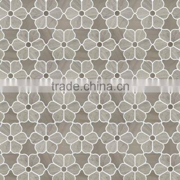 Beautiful design moroccan marble mosaic water jet mosaic tile for wall