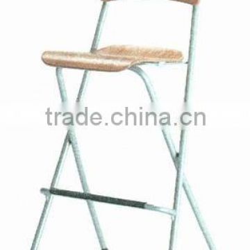 MDF seat folding bar chair