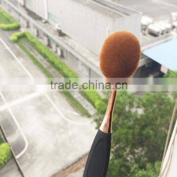 2016 High Quality Big Toothbrush Shape Gold And Black 10pcs Makeup Brush Sets photo-4