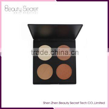 Professional 4 color make up concealer contour palettes with your logo