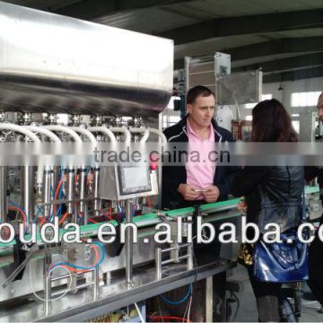 Apple jam glass jar filling machine