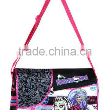 polyester kids shoulder bag , new design message bag