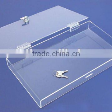 2013 custom acrylic hinge box