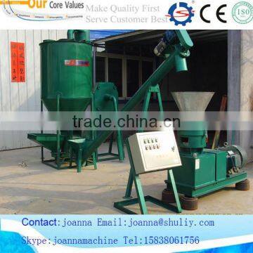 Hot selling animal feed pellet extrusion machine/pellet machine for chicken feed