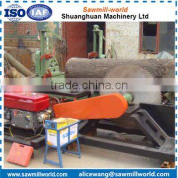 Shandong Shuanghuan wood sawmill machine wood circular sawing blade machine