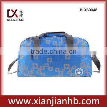 2016 Direct factory manufacturer fashion polyester trolley travel bag