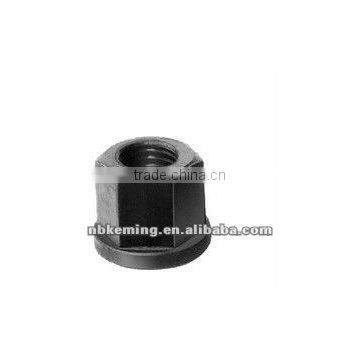 Hexagon nut DIN 6331 with collar material steel strength 10,steel din 1.2767