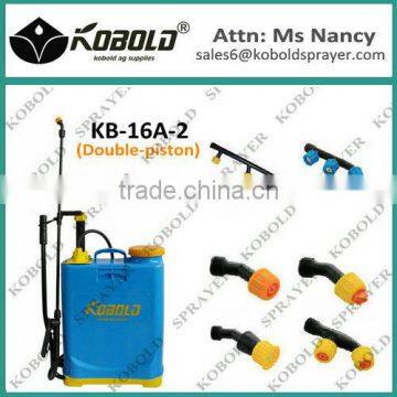 (KB-16A) 16L Hot-sell Agricultural Double Tube Knapsack Hand Pump pressure Sprayer