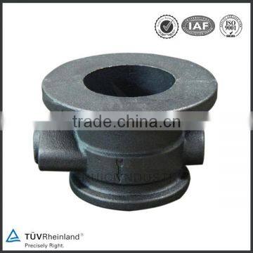 Iron material drawing parts pump body resin sand casting