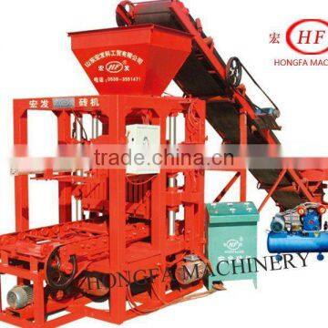 QTJ4-26 concrete paver brick machine in Mozambique