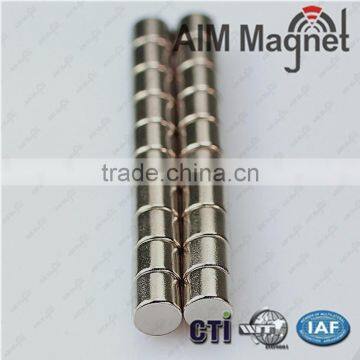 Cylinder Neodymium N52 Magnet 6 mm diameter