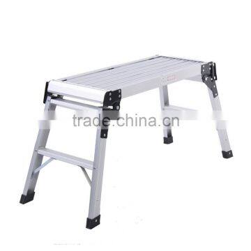 En131 Aluminum Platform Drywall Step up Folding Work Bench Stool Ladder