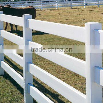 4-rail Vinyl Ranch Fencing