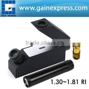 Gemology Gemstone Gemalogical Gem Refractometer w/ Monochromatic Light Filter + Polarizing Lens 1.30 ~ 1.81 RI Range