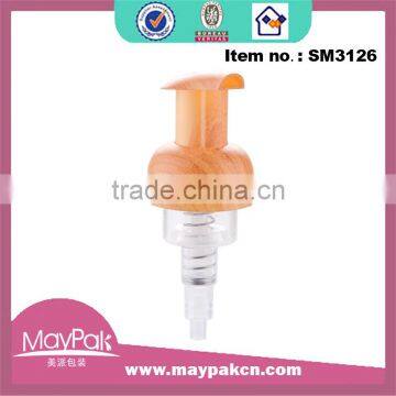 Round PET plastic dispenser pump shampoo bottle