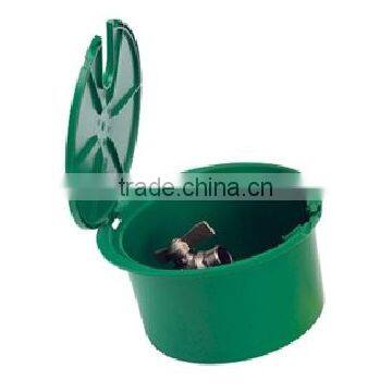 High quality garden irrigation valve box with 3/4" brass ball valve