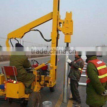 2015 Hot Sale high way guard rail pile driver