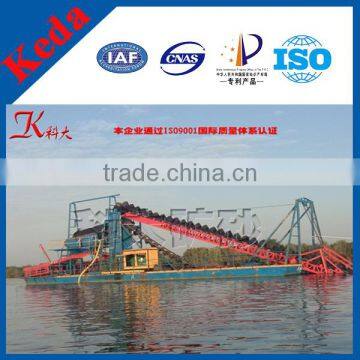 400m3 Gold Mining Chain Bucket Dredger For Sale