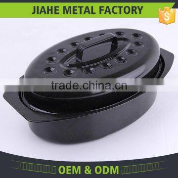 Faster Distributes Heat Enamel Industrial Chicken Roaster Pan photo-2